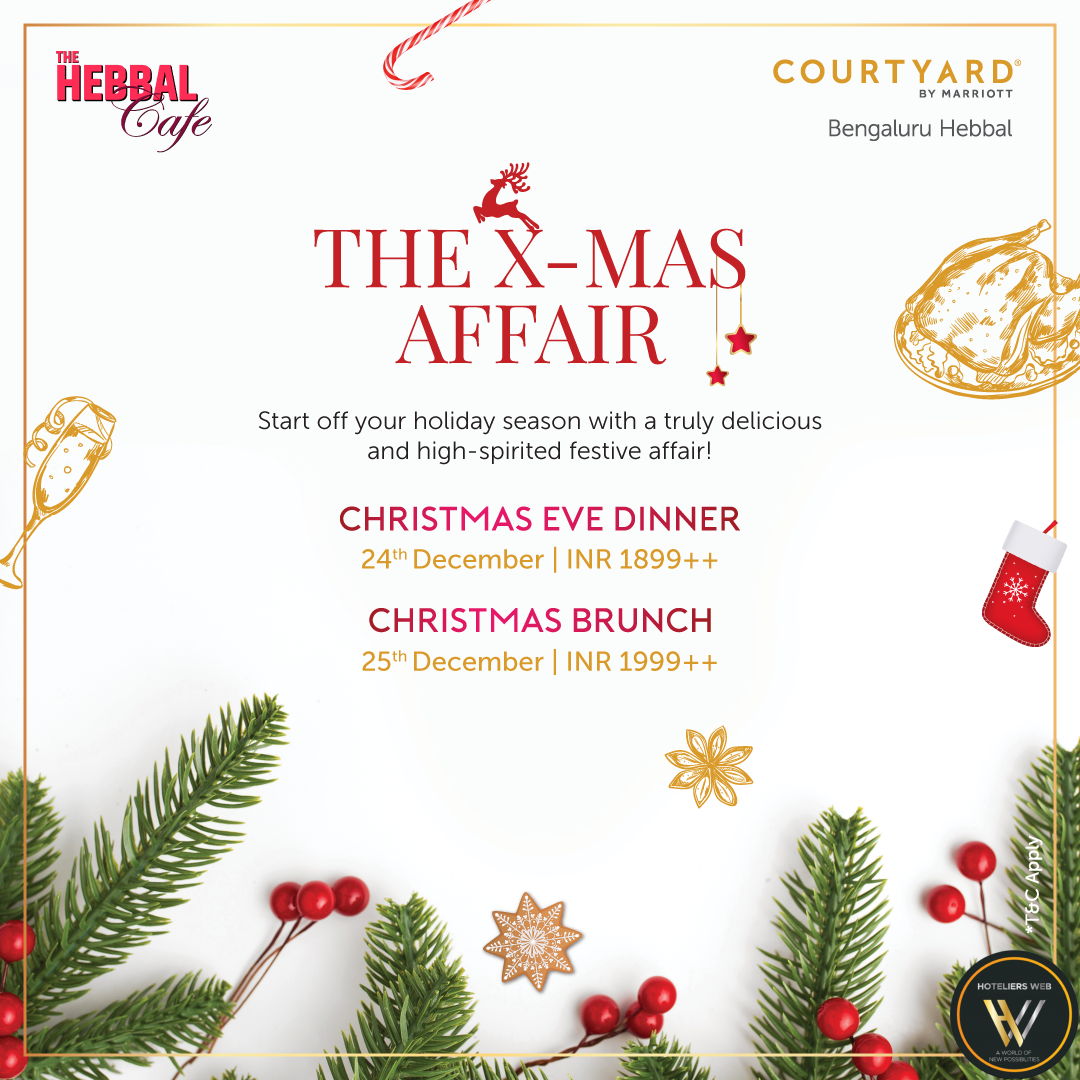 Celebrate this Christmas at Courtyard by Marriott Bengaluru Hotel