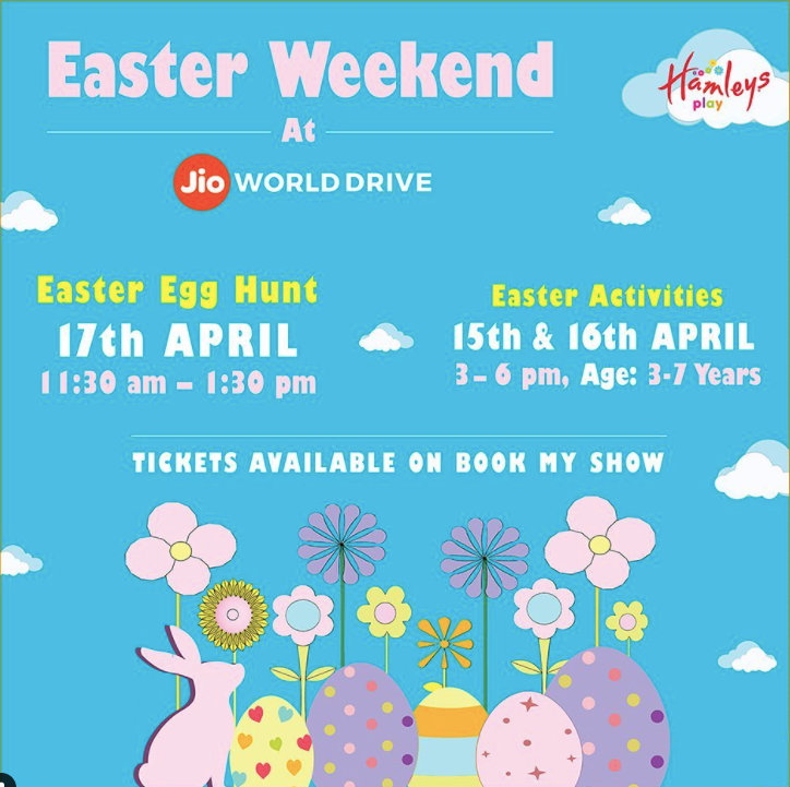 It’s Bunny Weekend at Jio World Drive from 15th – 17th April 2022