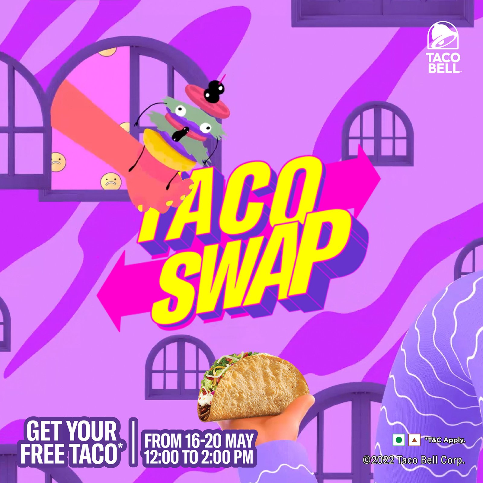 TACO BELL® WILL ‘SWAP’ BORING MEALS FOR ITS CRAVEABLE TACOS
