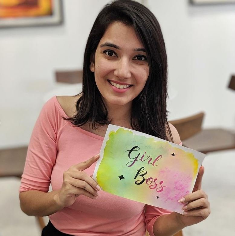 Brush Calligraphy Workshop at Smoke House Deli, Saket on 25th June 2022