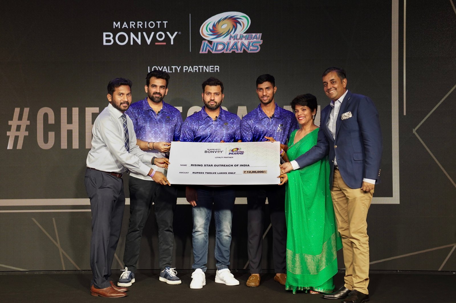 Marriott Bonvoy hosts Charity Gala Dinner with Mumbai Indians to support Empowerment of Individuals and Youth affected by Leprosy.