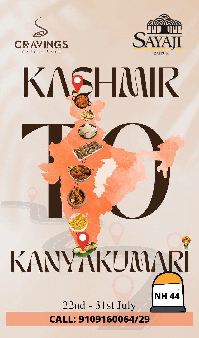 Let’s travel the distance for food at #Cravings, Sayaji Raipur.