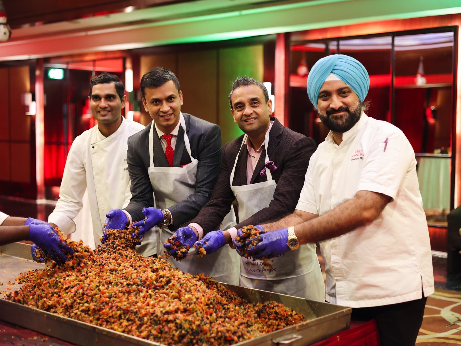 Christmas Cake Mixing at Crowne Plaza Chennai Adyar Park was Merry!!!