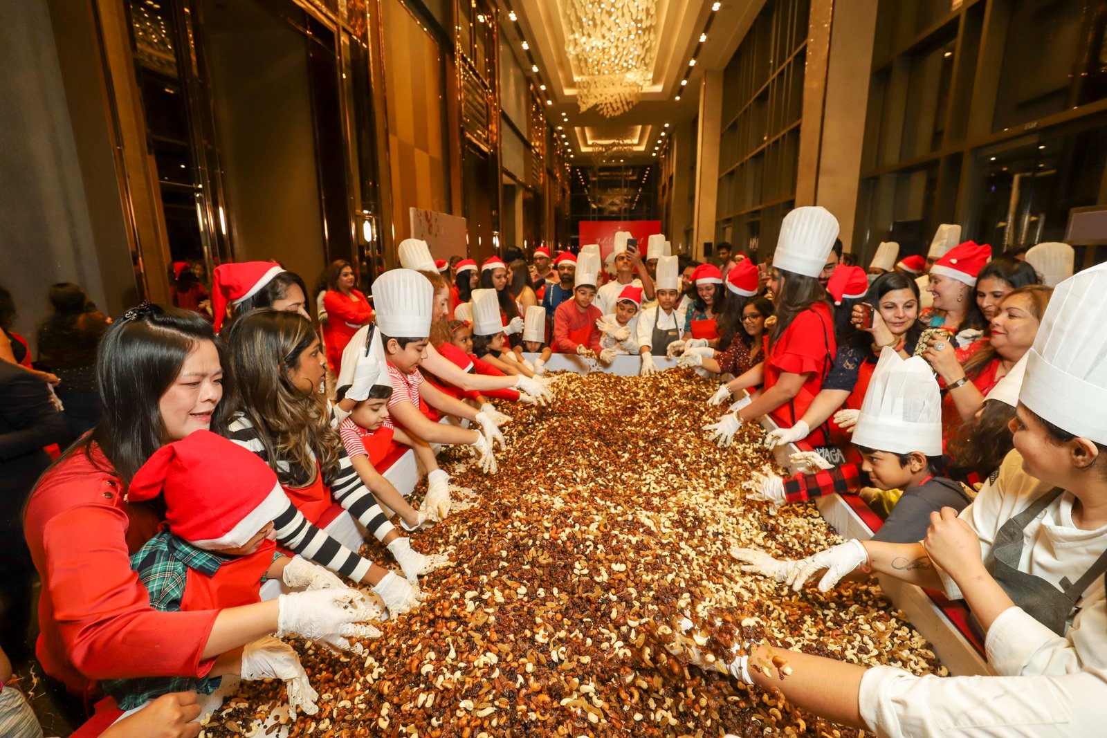 JW Marriott Kolkata Basked in the Yuletide Spirit with a gala Cake Mixing Ceremony